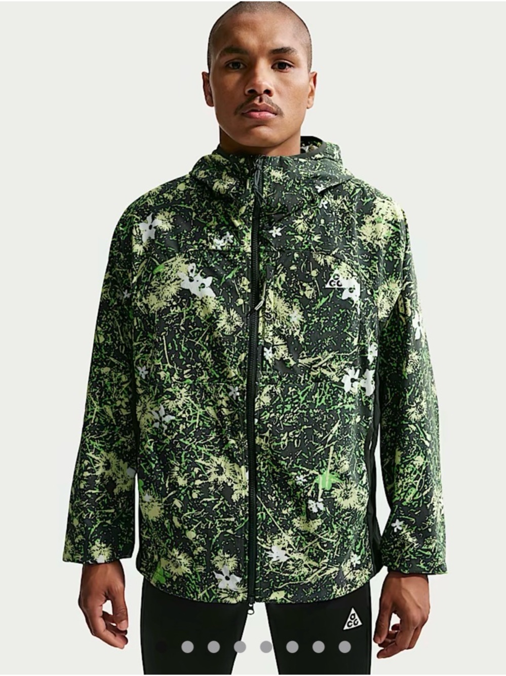 Nike ACG Five Towers UV Protective Packable Jacket Floral II3650 317 SZ M Hike